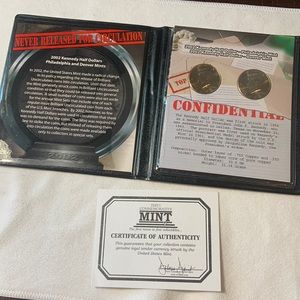2002 Kennedy Half Dollar P And D First Commemorative Mint Confidential